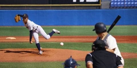 【野球部】黒星スタートも、打線は10安打と復調。江口「明日からこの分を取り返す」