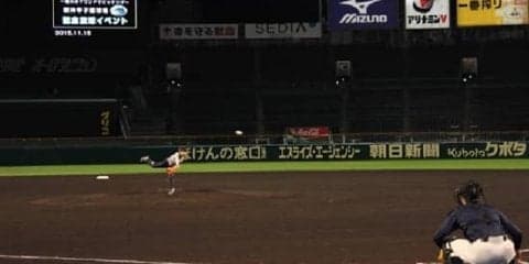甲子園のマウンドでピッチング！「ナイターマウンド投球イベント」開催