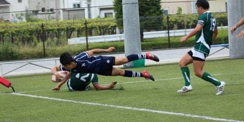 【ラグビー部】体格差に苦しめられ、流れ掴めず