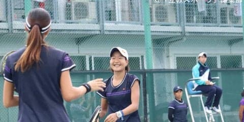 【テニス部女子】惜しくも１部昇格ならず… 髙橋・村橋ペアの最終戦「今までが集約されていた」