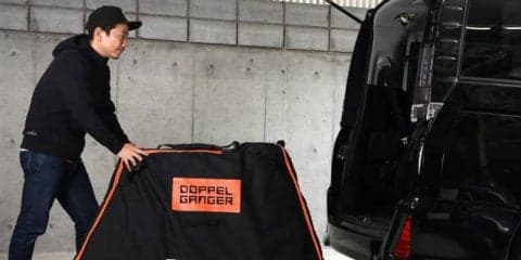 エアー緩衝材、台座、キャスター付き自転車輪行バッグ「トラベロ AIR」発売