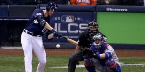 【MLB】リーグ優勝決定S第1戦はブルワーズが3回に逆転　カーショー呆然、投手に被弾