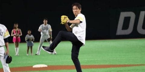 西野朗氏がCS初戦で始球式　パナマに快勝の森保ジャパンは「期待できる」