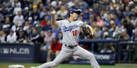 【MLB】前田健太は1回無失点も…ド軍はカーショーKOでリーグ優勝決定S初戦落とす