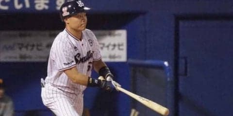 ヤクルトが2回に同点に追いつく！中村が右中間真っ二つの同点タイムリー