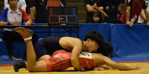 【レスリング部】弓削が西日本インカレ準々決勝進出で３日目につなげる