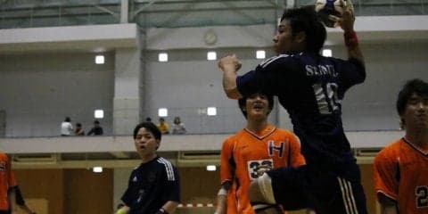 【ハンドボール部】後半24分に逆転され法大に惜敗