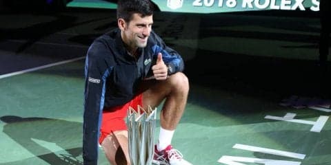 ジョコビッチ、サービスは「秘密兵器みたいなもの」。今大会1ブレークも許さなかった強さ[ATP1000 上海]