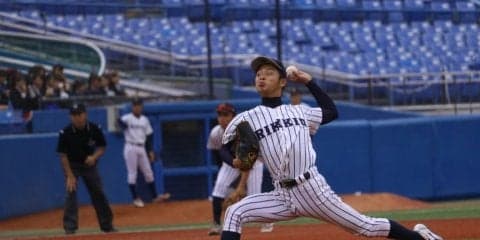 【野球部】田中誠、志願の先発７回１失点も。投手戦制せず、５季連続で慶大から勝ち点とれず