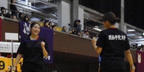 【バドミントン部女子】 全日本個人、結城・佐々木ペアが自身初の４回戦進出！