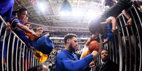 愛着あるオラクル・アリーナで最後のシーズンを士気高く迎えるクレイ・トンプソン