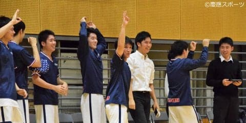 【バスケ（男子）】終始リードを守り、原のブザービーターで完勝！/リーグ戦第１７節vs江戸川大