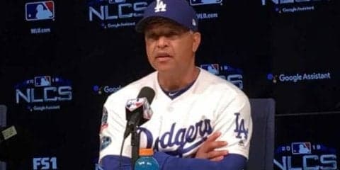 【MLB】ド軍ロバーツ監督が第4戦の“グランダル外し”を明言「明日はベンチで準備させる」
