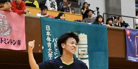 【バドミントン部男子】 北里が自身初の全日本総合出場決定！