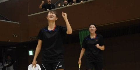 【バドミントン部女子】 結城・佐々木ペアが全日本総合に出場決定！
