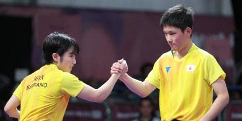 【卓球】張本・平野チームが銀　最強中国に肉薄＜ユース五輪2018　最終日の結果＞