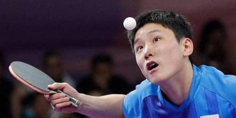 張本智和 決勝で中国選手に敗れて銀メダル＜卓球・ユース五輪＞