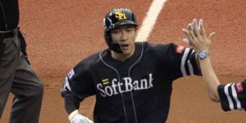 ホークス柳田「かち上げて」豪快先制2ラン　下克上へ「あと1つ勝ちます」