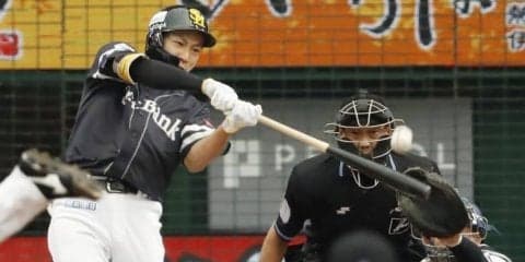 これぞ4番の働き！福岡ソフトバンク・柳田が流れを呼び込む先制弾！