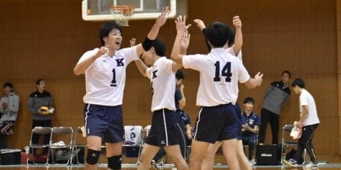 【バレーボール部男子】 同大に勝利し、上位リーグ２勝目！