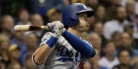 【MLB】ドジャースが2回に逆転！　ベリンジャーが右中間へ2ラン　カーショー救援待機