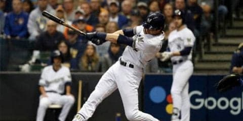 【MLB】ブルワーズが先制成功！　MVP候補イエリッチが初回にソロ弾　勝てばWS進出