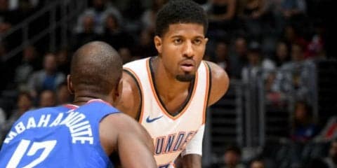 開幕連敗にも動じないサンダーのポール・ジョージ「パニックを起こす必要はない」