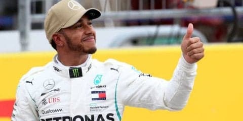 【F1 アメリカGP】ルイス・ハミルトンが今季9度目のポールポジション
