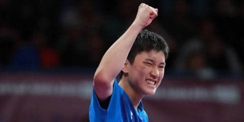 【卓球・男子W杯】張本がベスト8　“ドイツの皇帝”に惜敗＜男子ワールドカップ2018　準々決勝＞