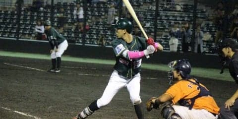 走攻守三拍子揃った超攻撃的2番打者　妹尾克哉（香川オリーブガイナーズ）