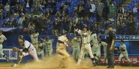 ４年・森下智〝サヨナラ〟打！　今季最終戦を勝利で飾る／東京六大学秋季リーグ戦