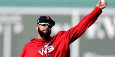 【MLB】連勝目指すRソックス、第2戦先発プライスが意欲「このためにボストンに来た」