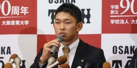 大阪桐蔭・柿木“まさかの”5位指名に発奮　「原動力にして1年目からでも」