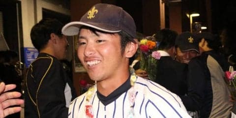 【野球部】最終戦を47試合ぶり猛打賞で締めた飯迫、通算84安打“サコメーター”の続きは社会人野球で