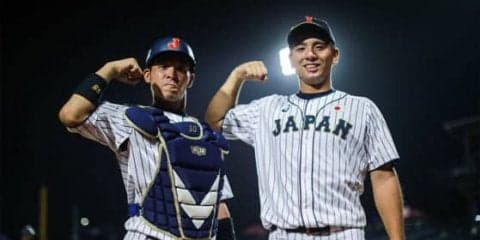 【侍U-23代表】稲葉監督采配ずばり！　社会人・原澤が初先発で3打点「よく打ってくれた」