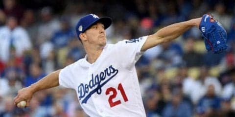 【MLB】ドジャース先発ビューラー快投　7回2安打7K無失点　強打レ軍を14者連続凡退