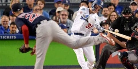 【MLB】ドジャース3回先制　ピーダーソン右翼ソロ　本拠地で反撃の狼煙にファン大歓声