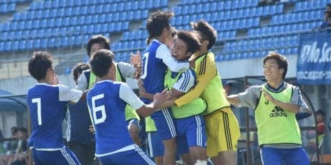 【サッカー部男子】　後半ロスタイムの決勝弾でびわスポ大に勝利！