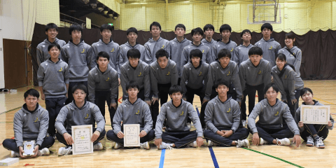 【バレーボール部男子】 ２季ぶり２位でリーグ戦を終える
