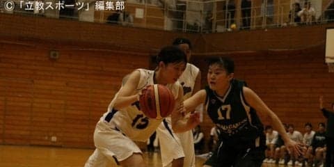 【女子バスケットボール部】止まらない勢い 入れ替え戦への切符をその手に