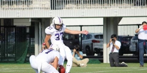 【アメリカンフットボール部】今季全勝早大相手に大敗…。法大戦で雪辱誓う