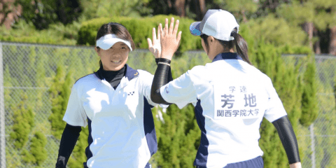 【ソフトテニス部女子】　半田・芳地ペアがベスト８入りするも悔しさ残る結果に