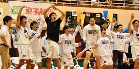 【バスケットボール部男子】同大に勝利し、リーグ戦３位！