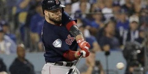 【MLB】Rソックス、8回にピアース2本目ソロでダメ押し　WS8打点で松井秀喜氏に並ぶ