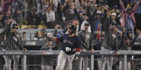 【MLB】Rソックスが着実にリード拡大　マルティネスのバックスクリーン弾で1点追加