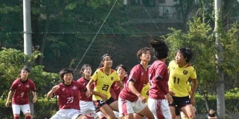 【ソッカー（女子）】大学リーグ第８節　ライバル相手に勝ち点奪取　スコアレスドローも１部残留決定！　インカレにも前進　早大戦