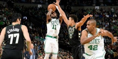 球団記録の3ポイントシュート攻勢、セルティックスがバックスの開幕8連勝を阻止