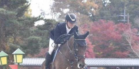 【馬術部】 ＭＢ障害第１回走行で伊福が好成績！