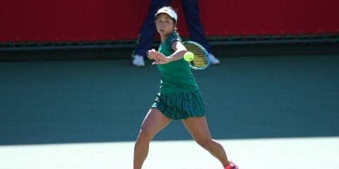 20歳の清水綾乃が苦しみながらも澤柳璃子を振り切り初優勝！【三菱 全日本テニス選手権93rd／第8日：女子】