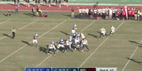 関西学院大学 vs 関西大学(万博記念競技場)